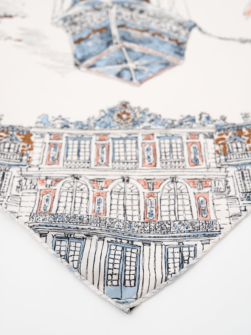 ＜シルクスカーフ65＞モンゴルフィエバルーン