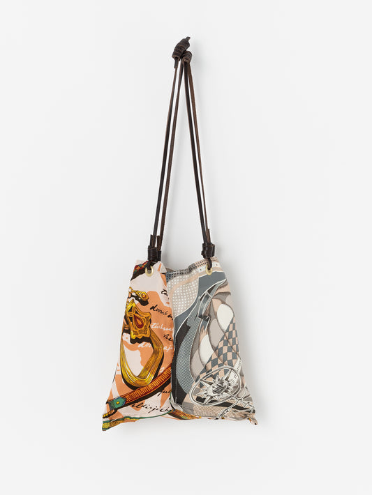 REVERSIBLE PRINT TOTE BAG S / BALLOON JOURNEY