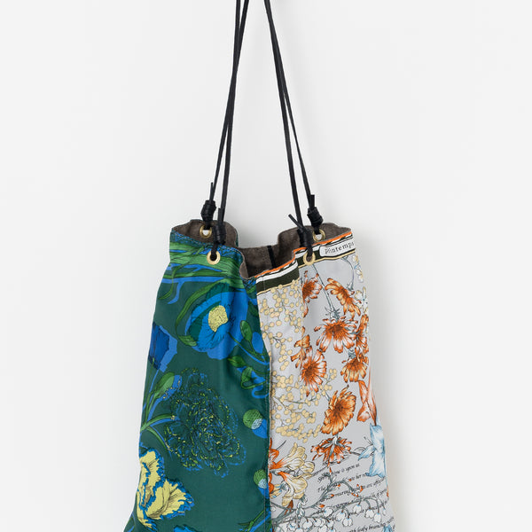 リバーシブルプリントトートバッグL＞コラージュブルーム – manipuri