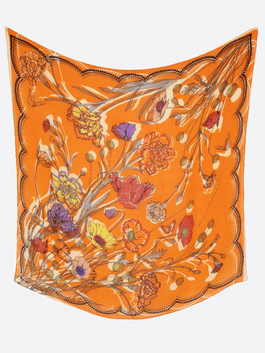 ＜リネンストール120＞コラージュブルーム