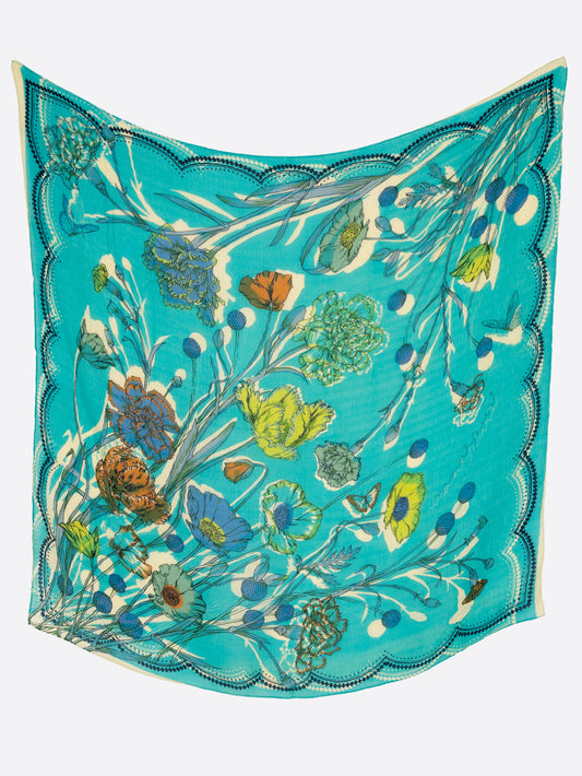 ＜リネンストール120＞コラージュブルーム