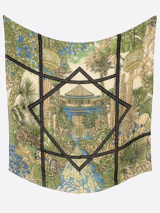 ＜リネンストール120＞サキュレントガーデン