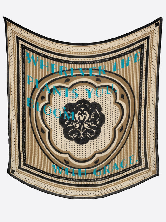 ＜リネンストール120＞デイジーバンダナ