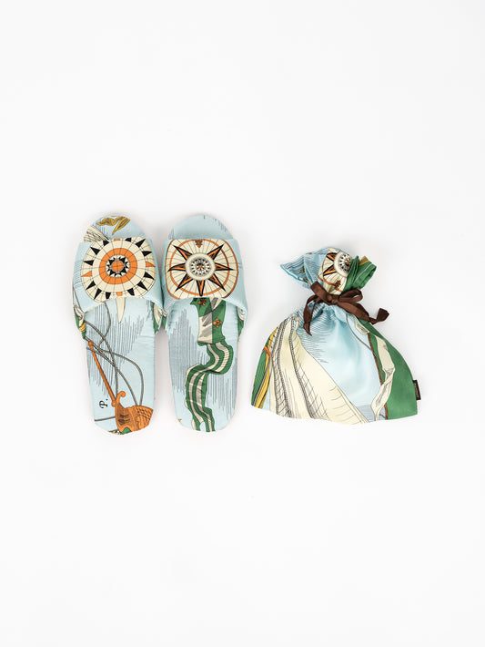 ＜ルームシューズ+巾着セット＞バルーン