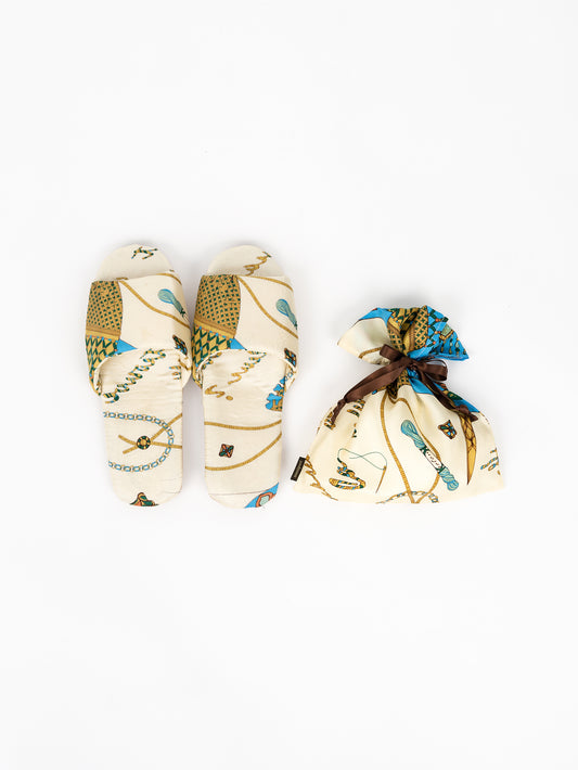＜ルームシューズ+巾着セット＞クラフツマンシップ