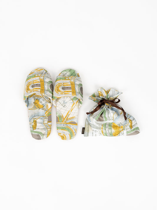 ＜ルームシューズ+巾着セット＞モニュメントバルーン