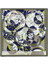 SILK SCARF 65 / DAHLIA RONDO