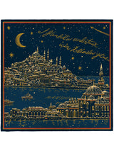 SILK SCARF 65 / GOLDEN NIGHT