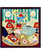 SILK SCARF 65 / TYPEWRITER