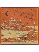 SILK SCARF 65 / GOLDEN NIGHT