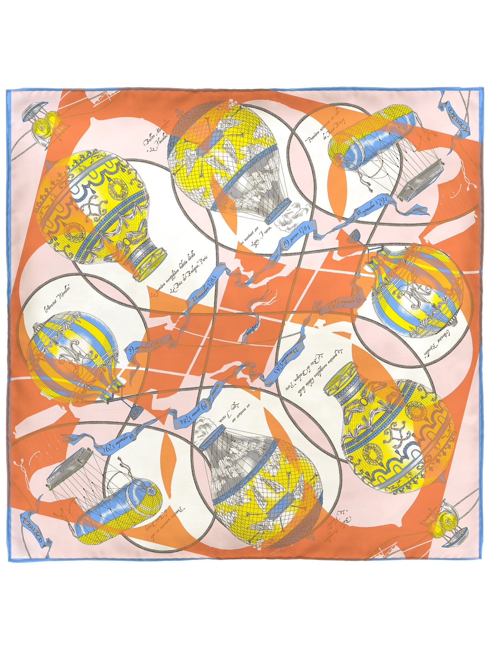 シルクスカーフ65＞コラージュバルーンヒストリー – manipuri