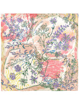 SILK SCARF 88 / HANGING FLOWER