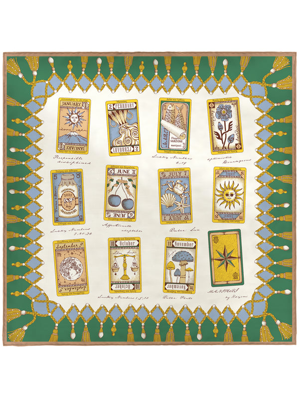 ＜シルクスカーフ65＞タロット