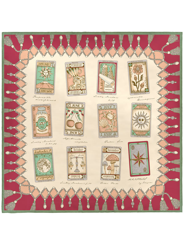 SILK SCARF 65 / TAROT