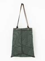 QUILTED TOTE BAG L / KHAKI