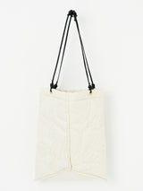 QUILTED TOTE BAG L / IVORY