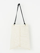 QUILTED TOTE BAG L / IVORY