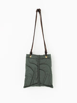 QUILTED TOTE BAG S / KHAKI