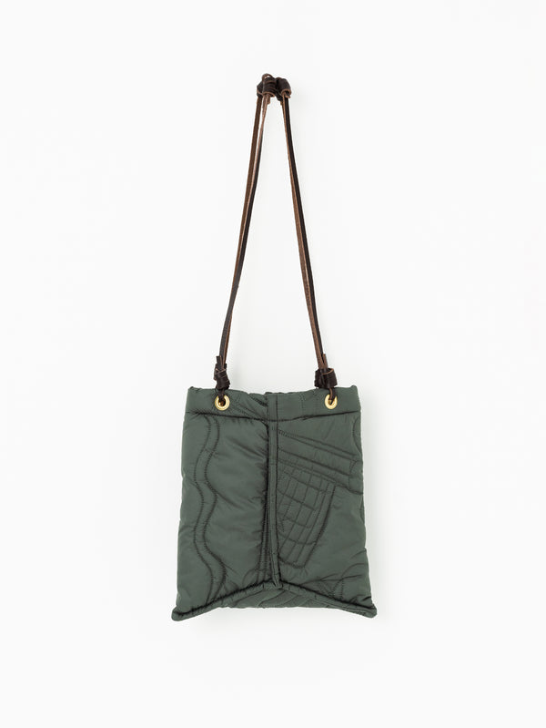 QUILTED TOTE BAG S / KHAKI