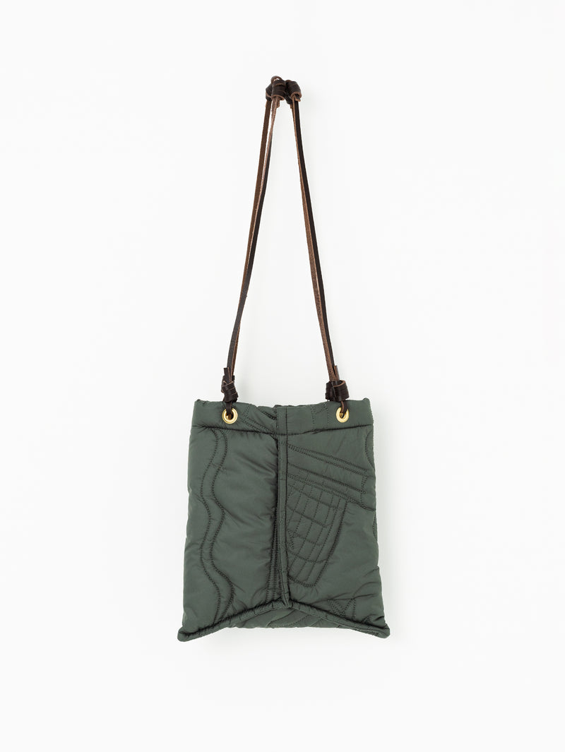 QUILTED TOTE BAG S / KHAKI