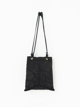 QUILTED TOTE BAG S / BLACK