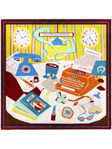 SILK SCARF 65 / TYPEWRITER