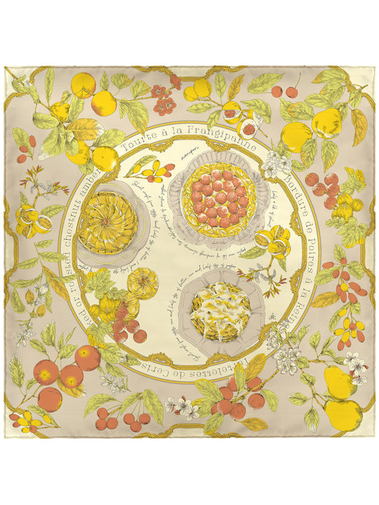 SILK SCARF 88 / ANTIQUE RECIPE