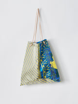 <Print Tote Bag L> Regimental