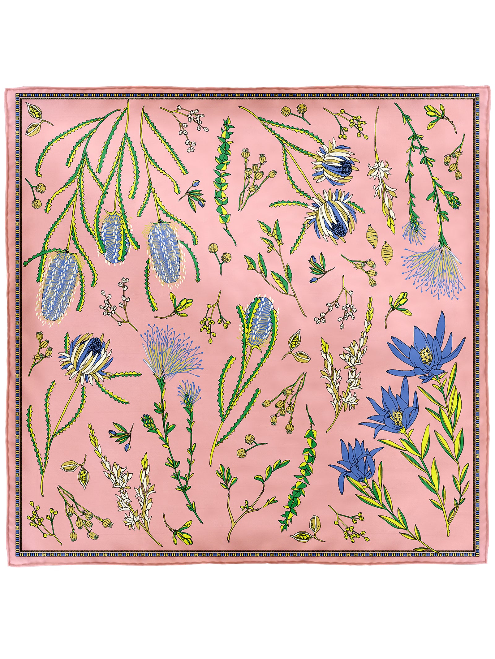 シルクスカーフ88＞ネイティブフラワー – manipuri