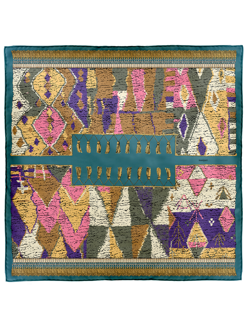 SILK SCARF 65 / RUG – manipuri