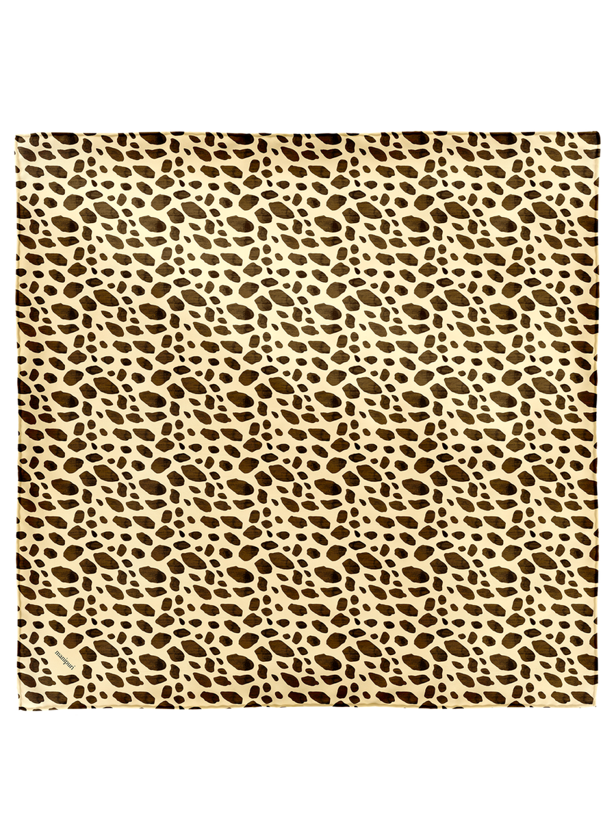シルクスカーフ65＞ レオパード – manipuri