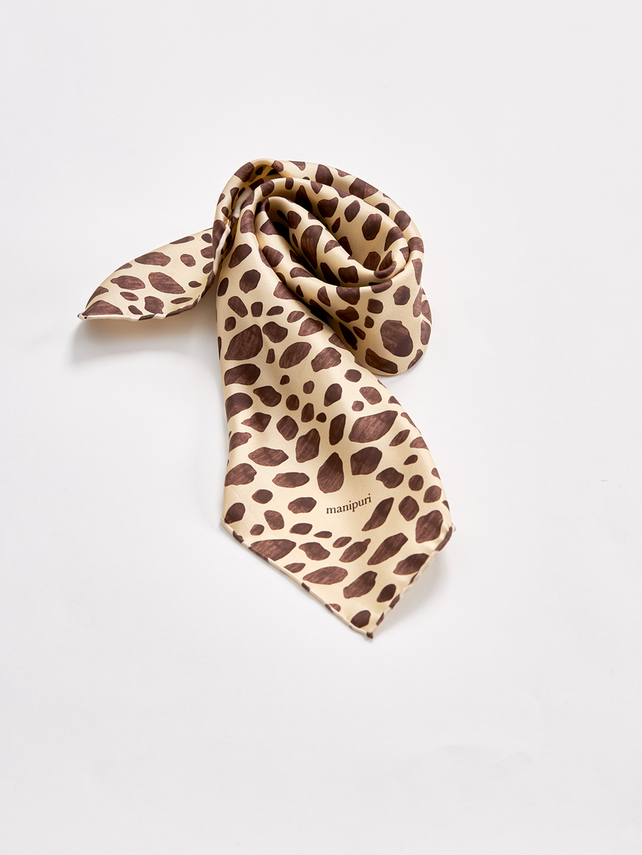 シルクスカーフ65＞ レオパード – manipuri