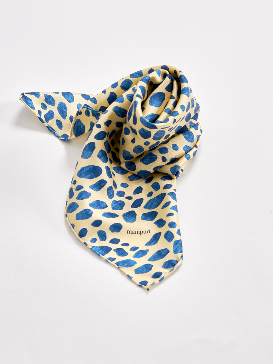 シルクスカーフ65＞ レオパード – manipuri