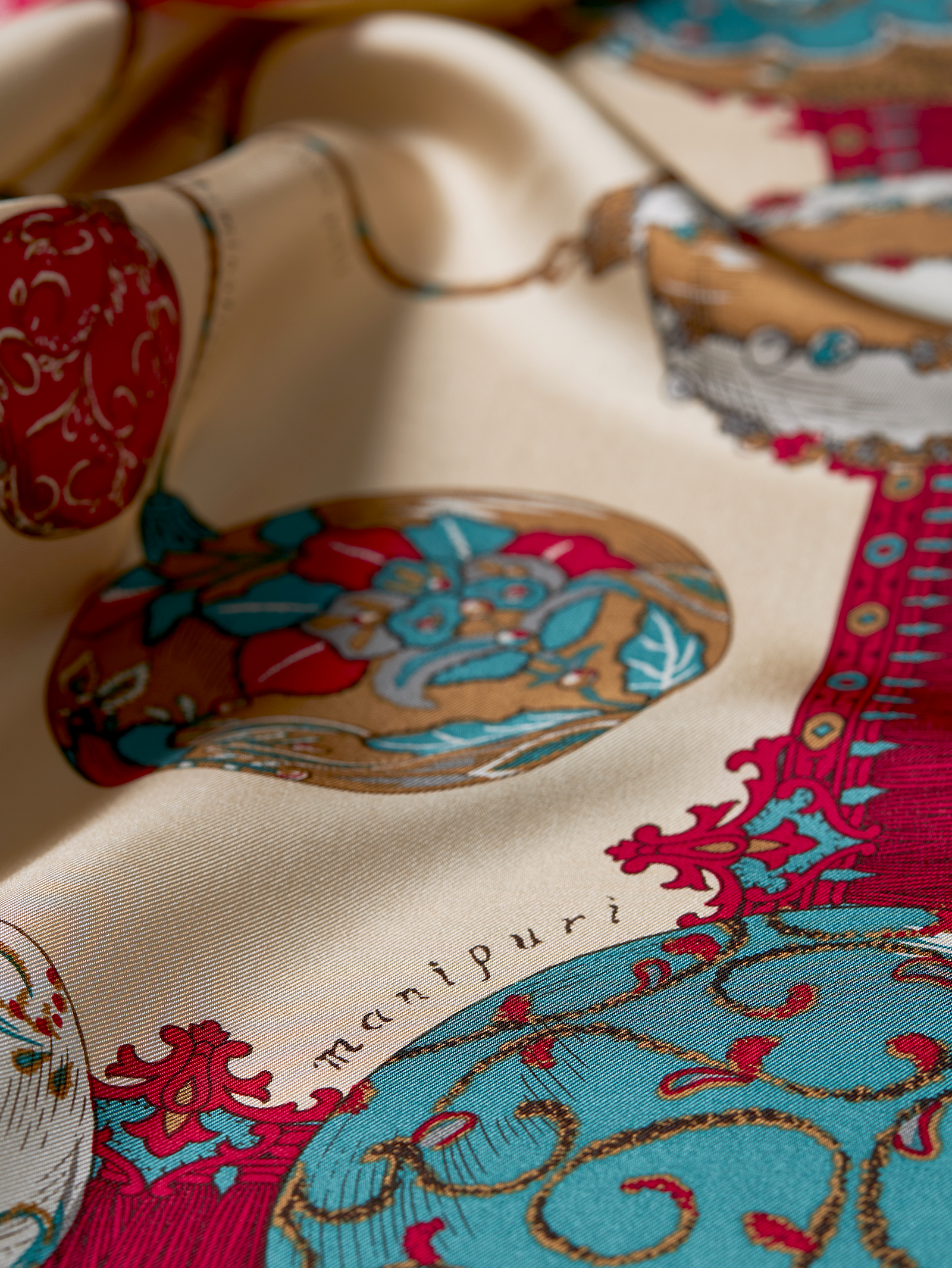 manipuri 大判　ウールシルク　プラネタ　スカーフ シルクスカーフ88＞ プラネタ – manipuri