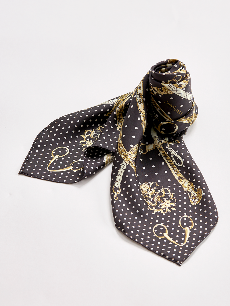 シルクスカーフ88> ドットビット – manipuri シルクスカーフ88> ドットビット – manipuri