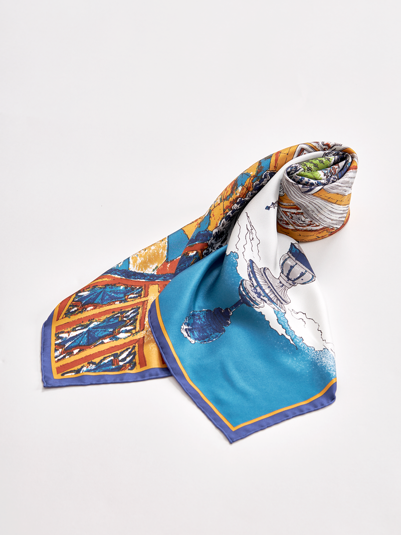 SILK SCARF 88 / KUIL