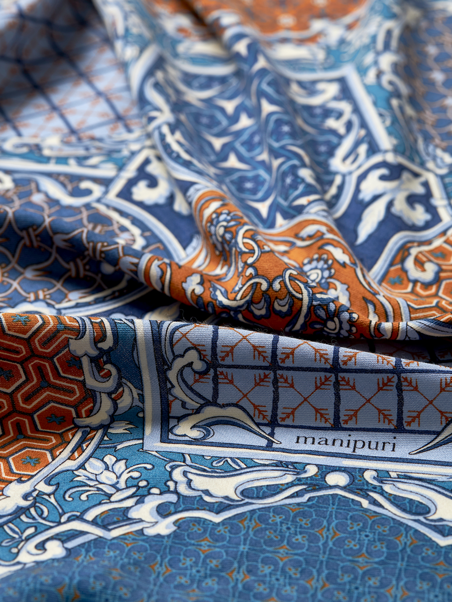 ウールシルクカシミアストール88＞コラージュ – manipuri