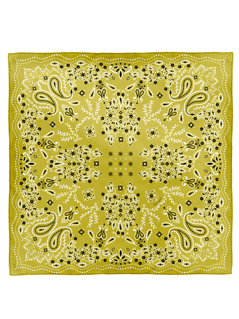 SILK SCARF 65 / KALEIDO BANDANA