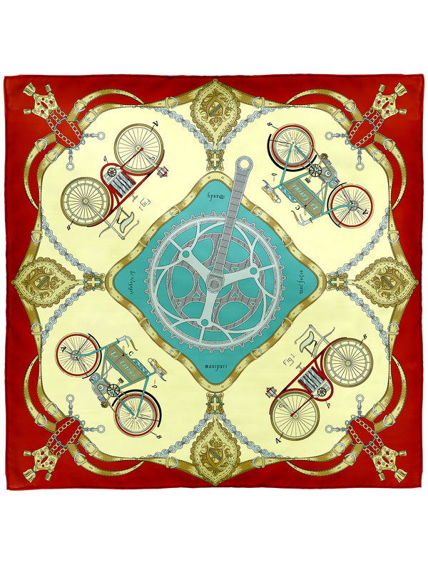 SILK SCARF 88 / BICYCLE
