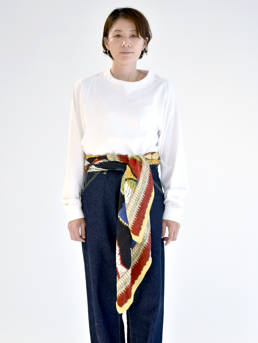 新品　手紡ぎ手織りラグ 新品 手紡ぎ手織りラグ