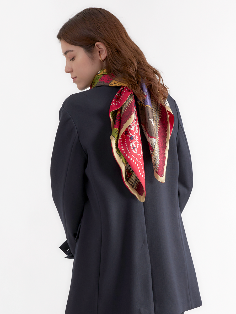 ダブルフェイスシルクスカーフ88＞ラグ&バンダナ – manipuri