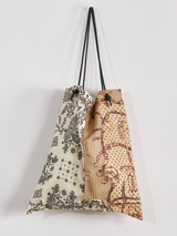 <Print Shoulder Bag L> Kaleido Bandana &amp; Dot Bit