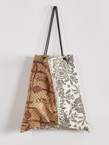 <Print Shoulder Bag L> Kaleido Bandana &amp; Dot Bit