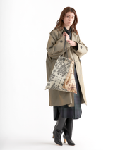 <Print Shoulder Bag L> Kaleido Bandana &amp; Dot Bit