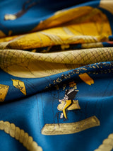 <Silk Scarf 65> Balloon Balloon Balloon