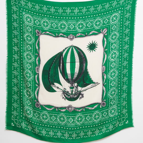 ウールシルクストール120＞バンダナ気球 – manipuri