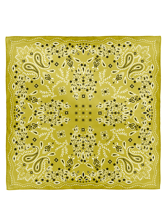 SILK SCARF 88 / KALEIDO BANDANA