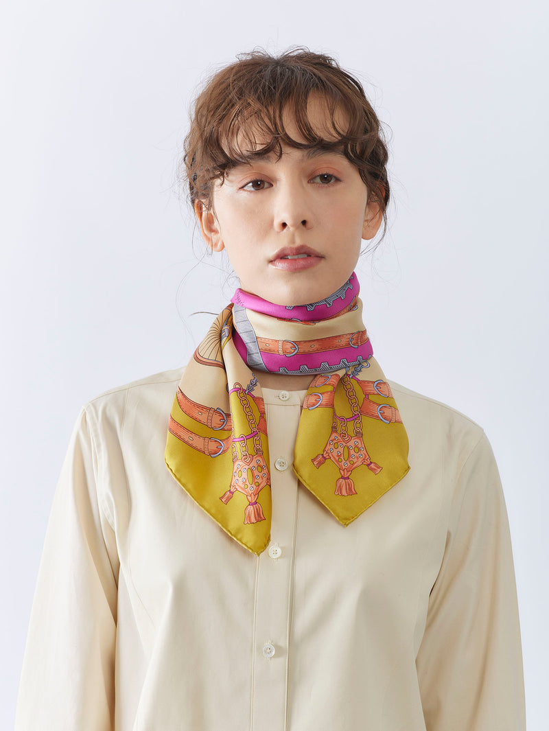 SILK SCARF 65 / BICYCLE