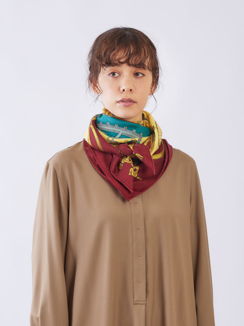 WOOL SILK CASHMERE STOLE 88 / BYCICLE
