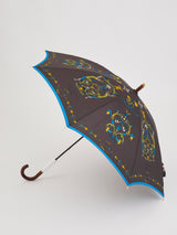 &lt;Long Umbrella for Both Sun and Rain&gt; Ornamental Floral Pattern